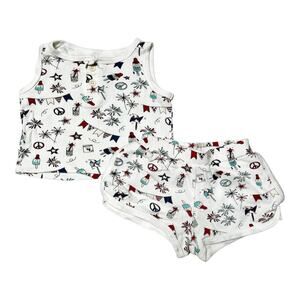 Goumi Party in the USA Outfit Size 6-12m